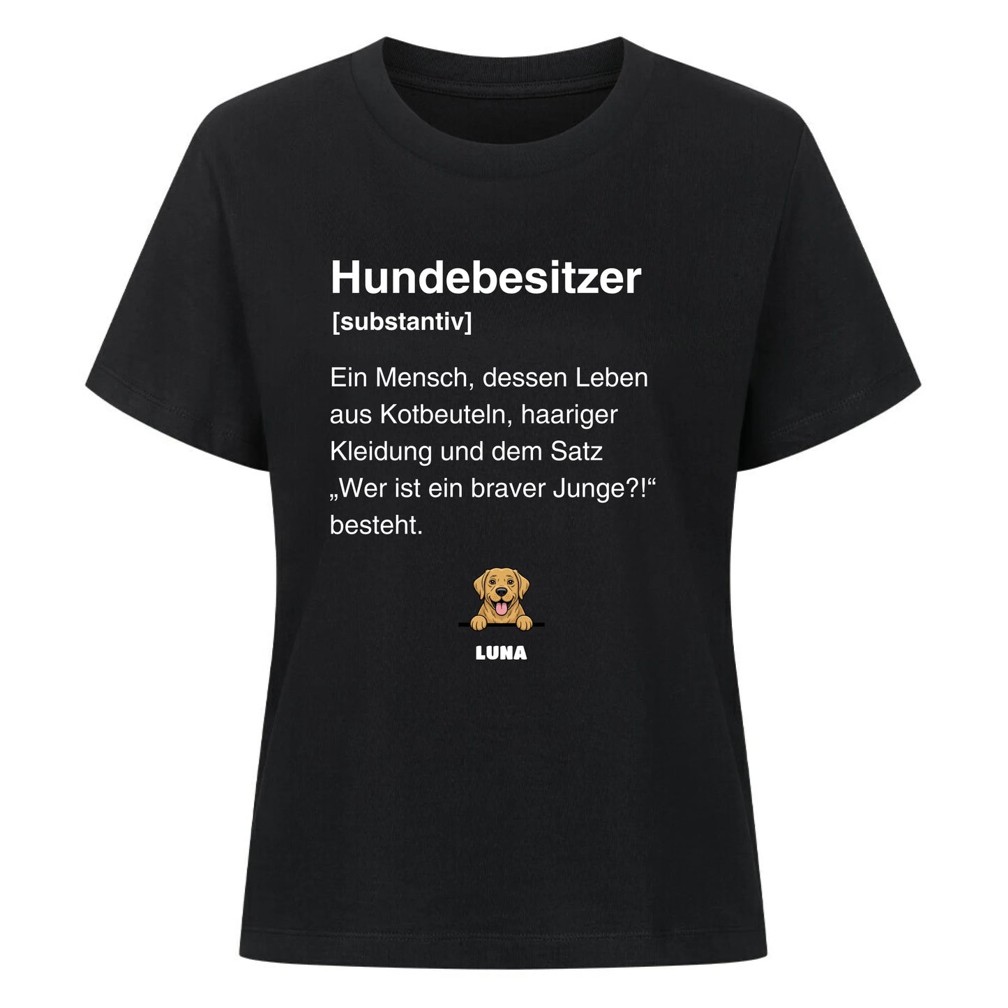 Damen Mockup Schwarz