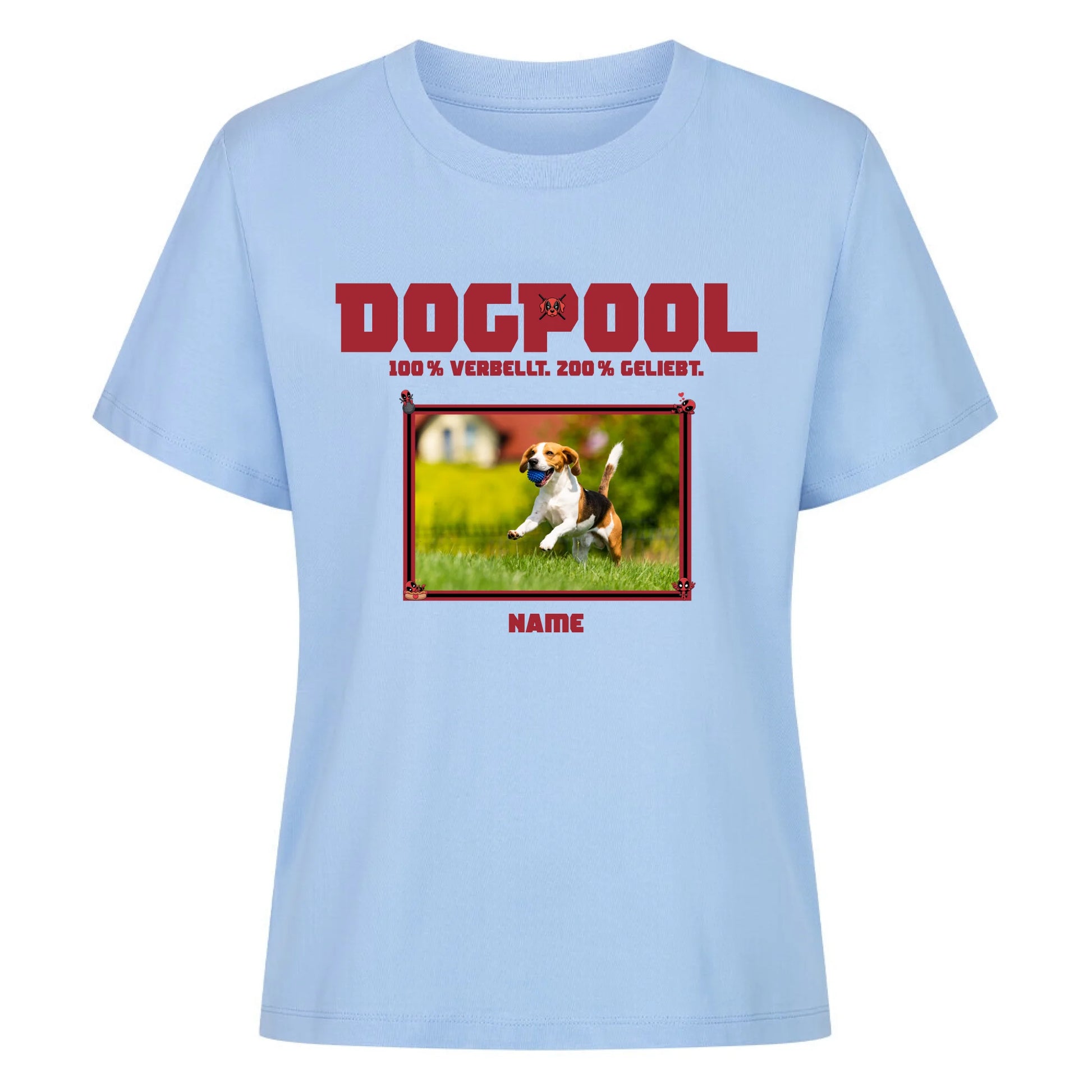 Damen Mockup sky blue