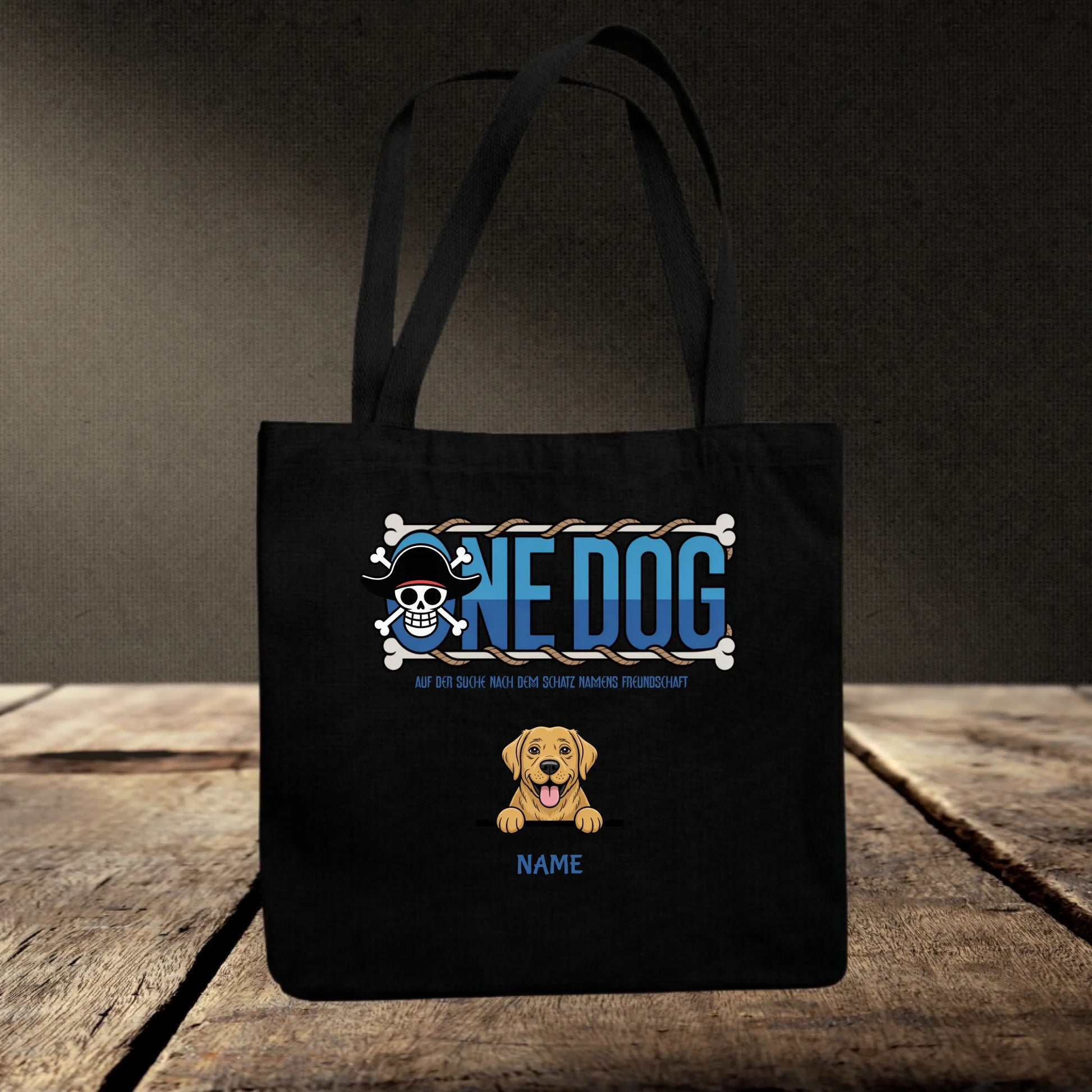 Jutebeutel schwarz mockup