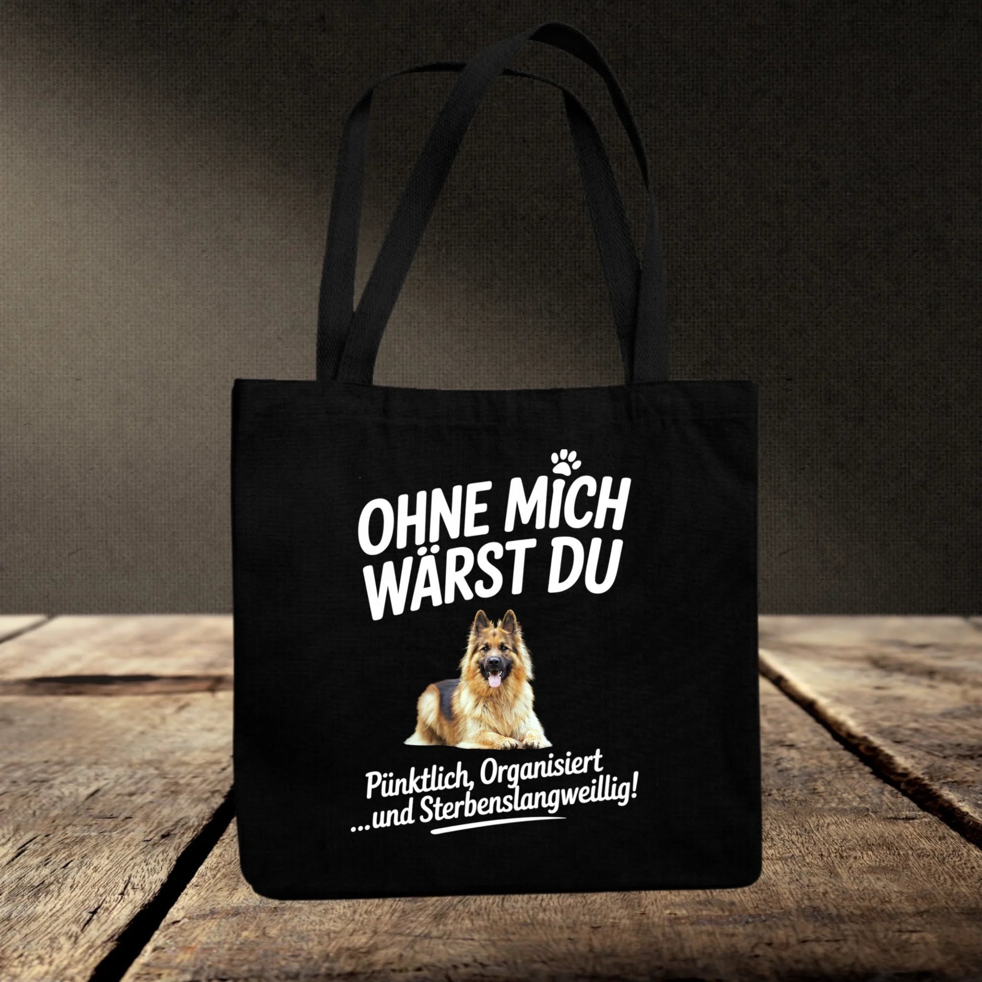 Jutebeutel schwarz mockup