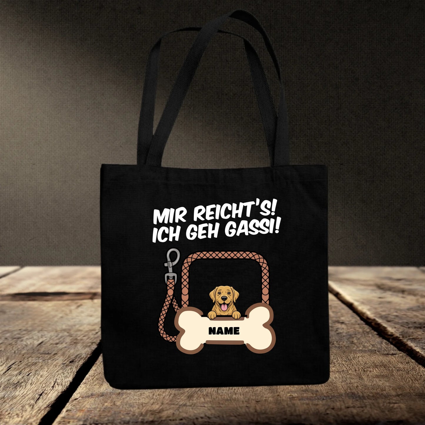 Jutebeutel schwarz mockup