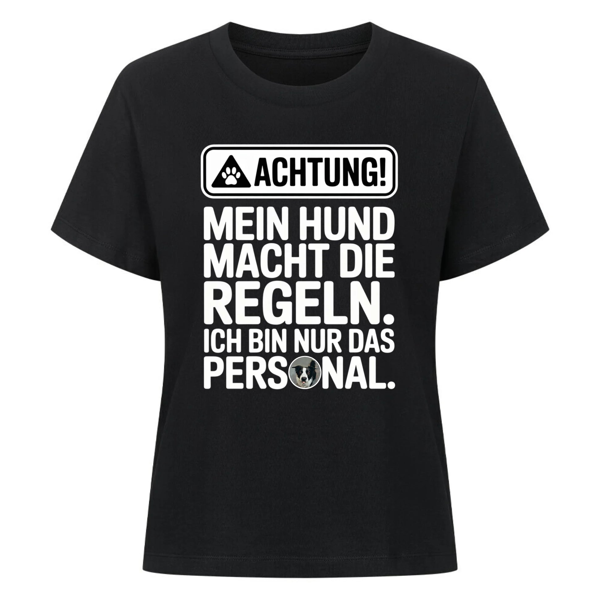 Damen Mockup Schwarz