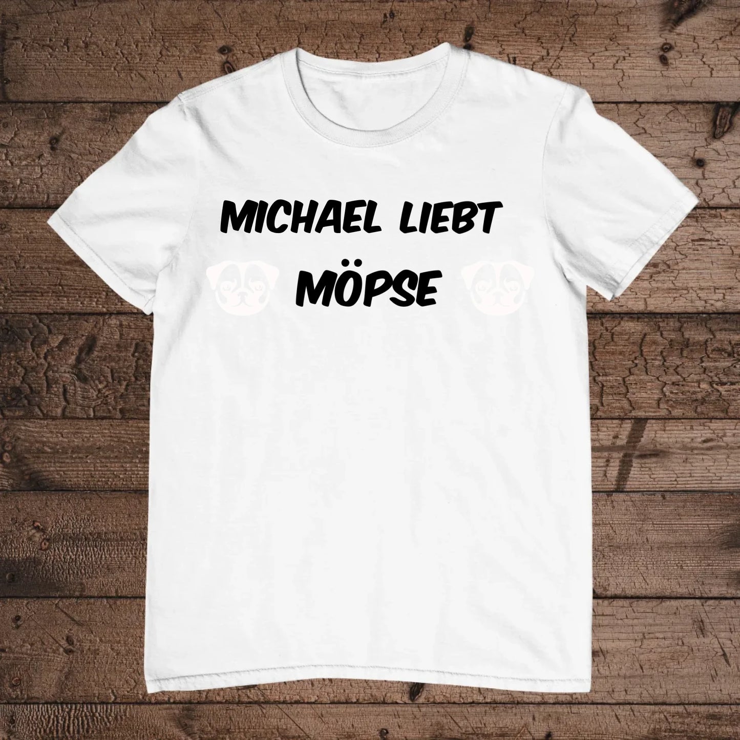 holz flatlay mockup weiß