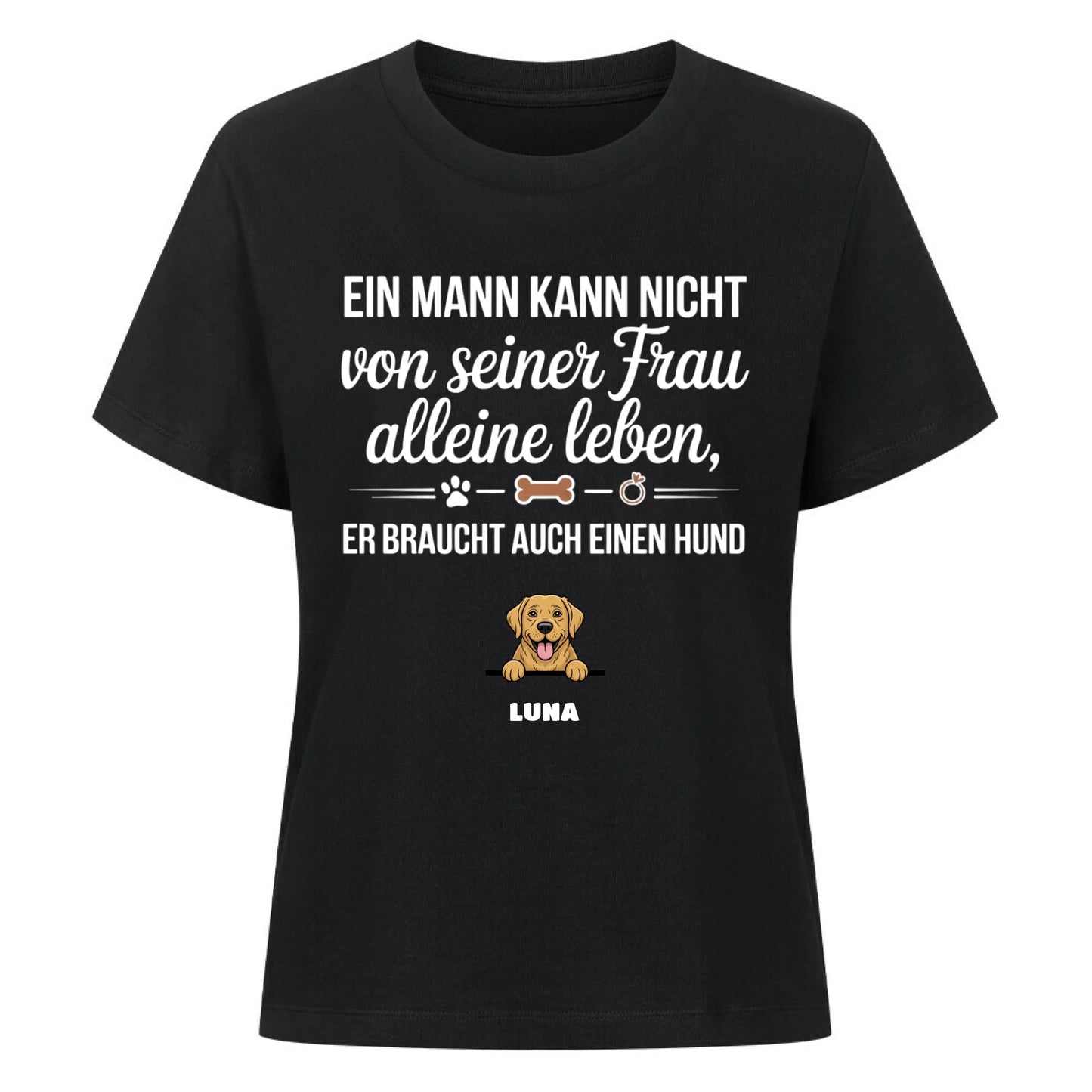 Damen Mockup Schwarz