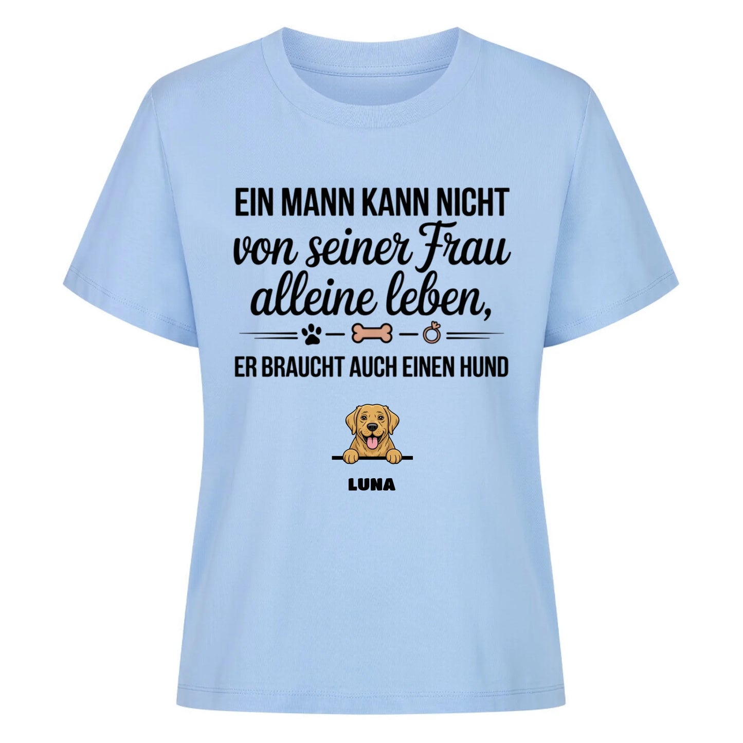 Damen Mockup sky blue