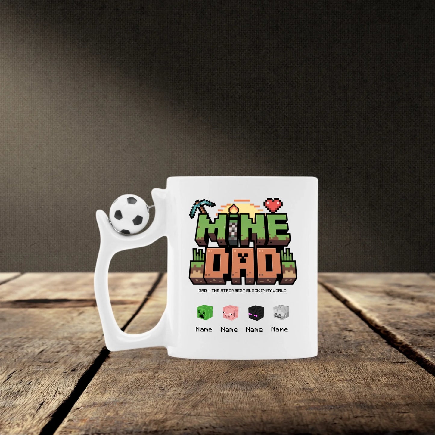 Mockup Fußballtasse