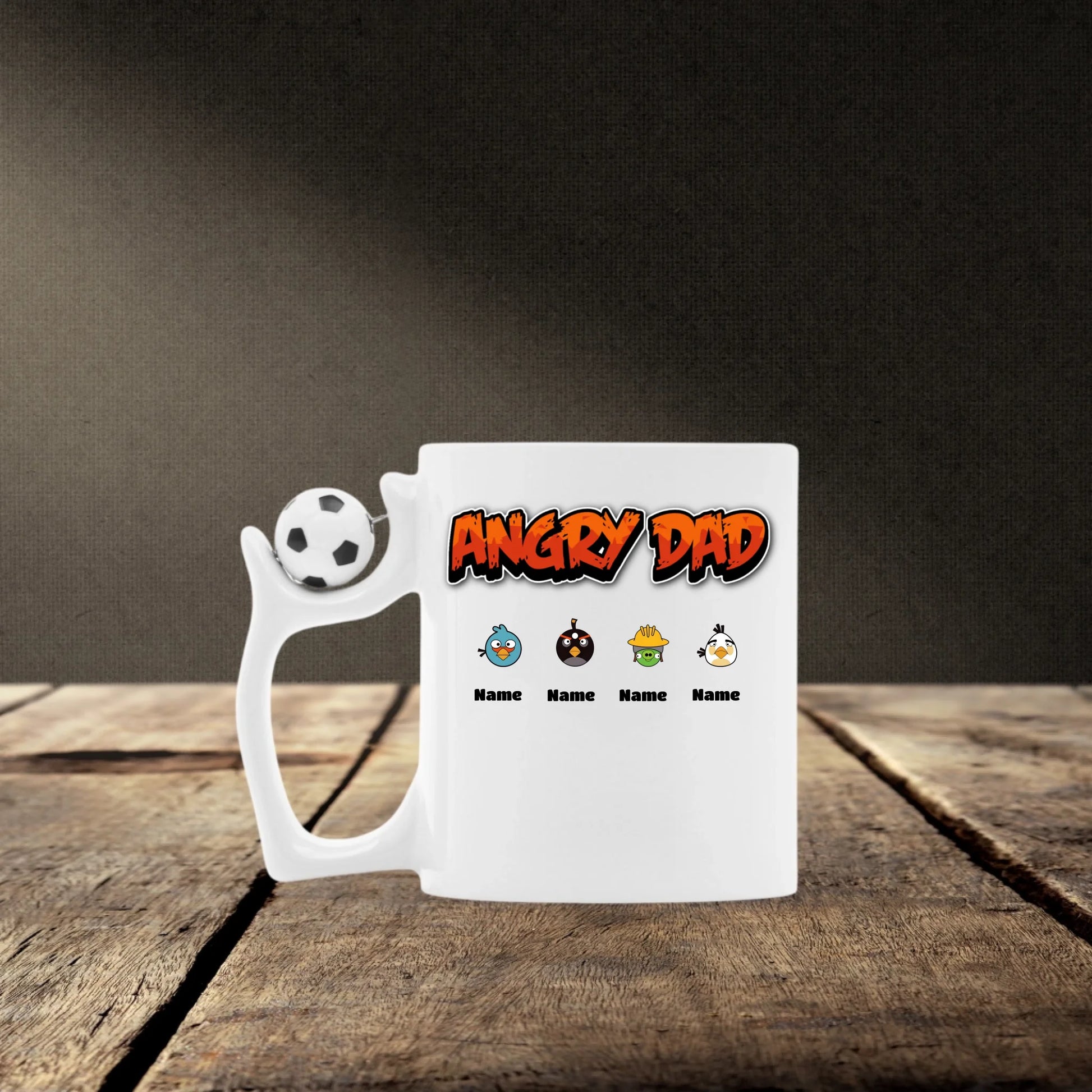 Mockup Fußballtasse