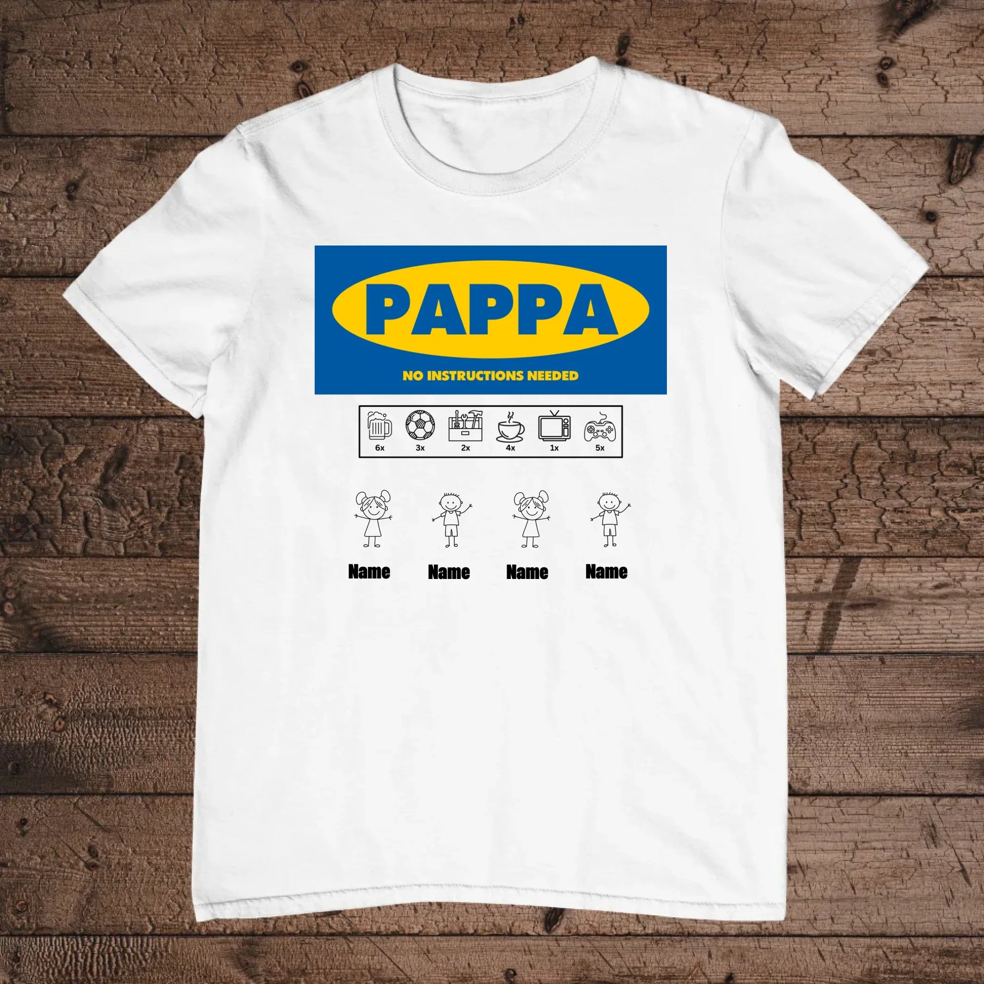 holz flatlay mockup weiß