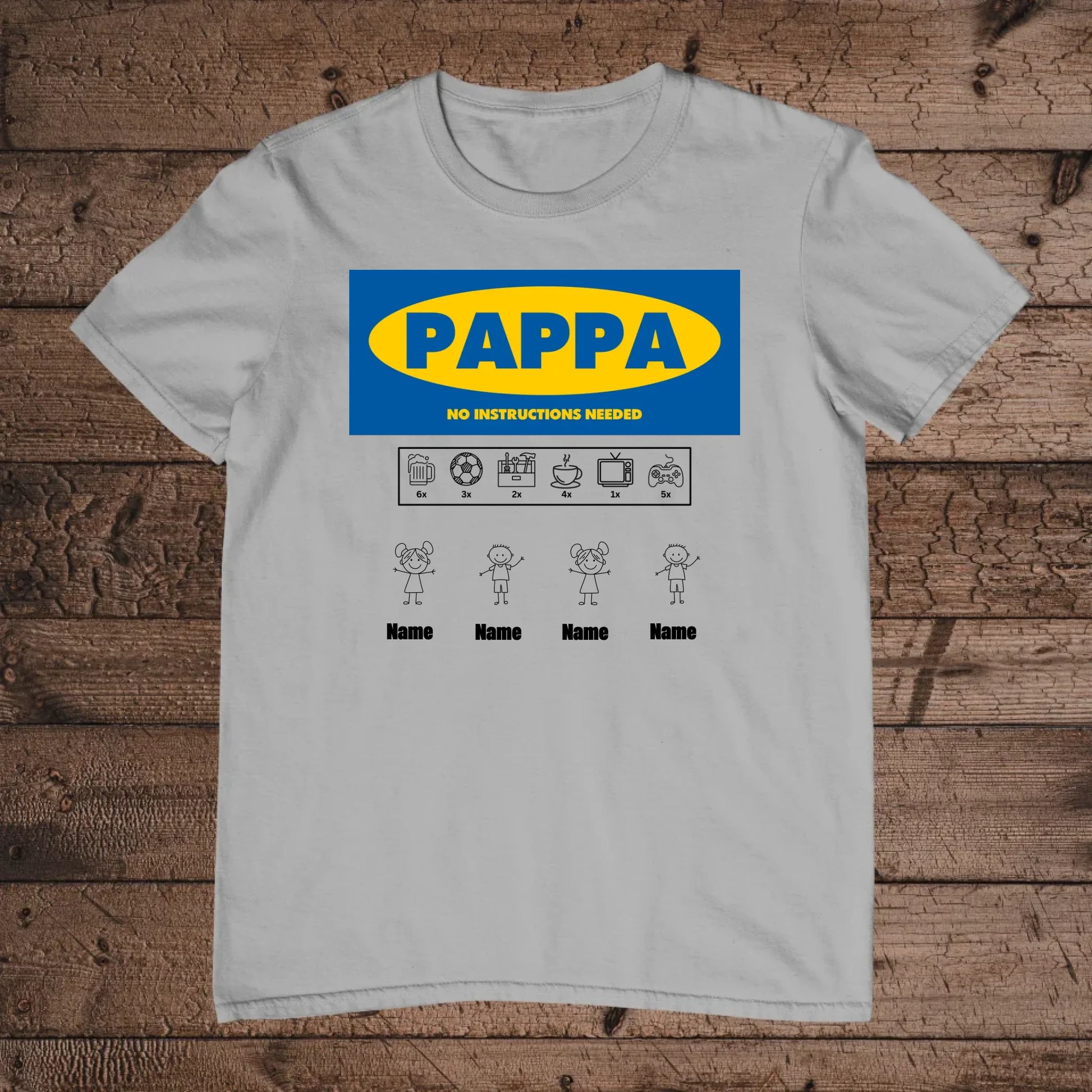 holz Flatlay mockup sport grey