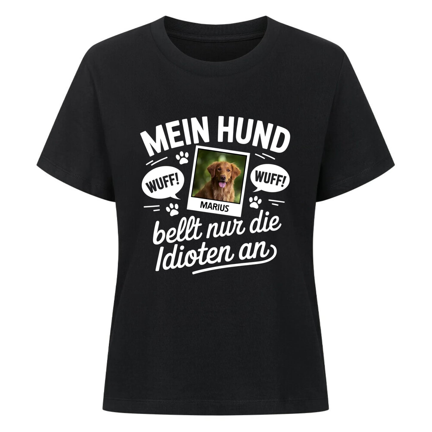 Damen Mockup Schwarz