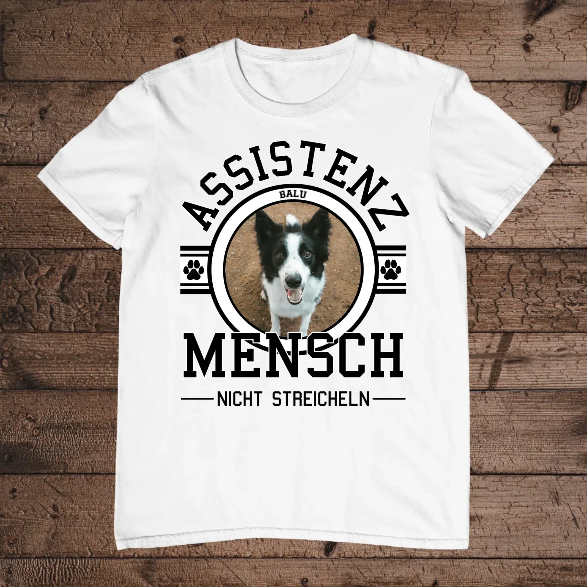 holz flatlay mockup weiß