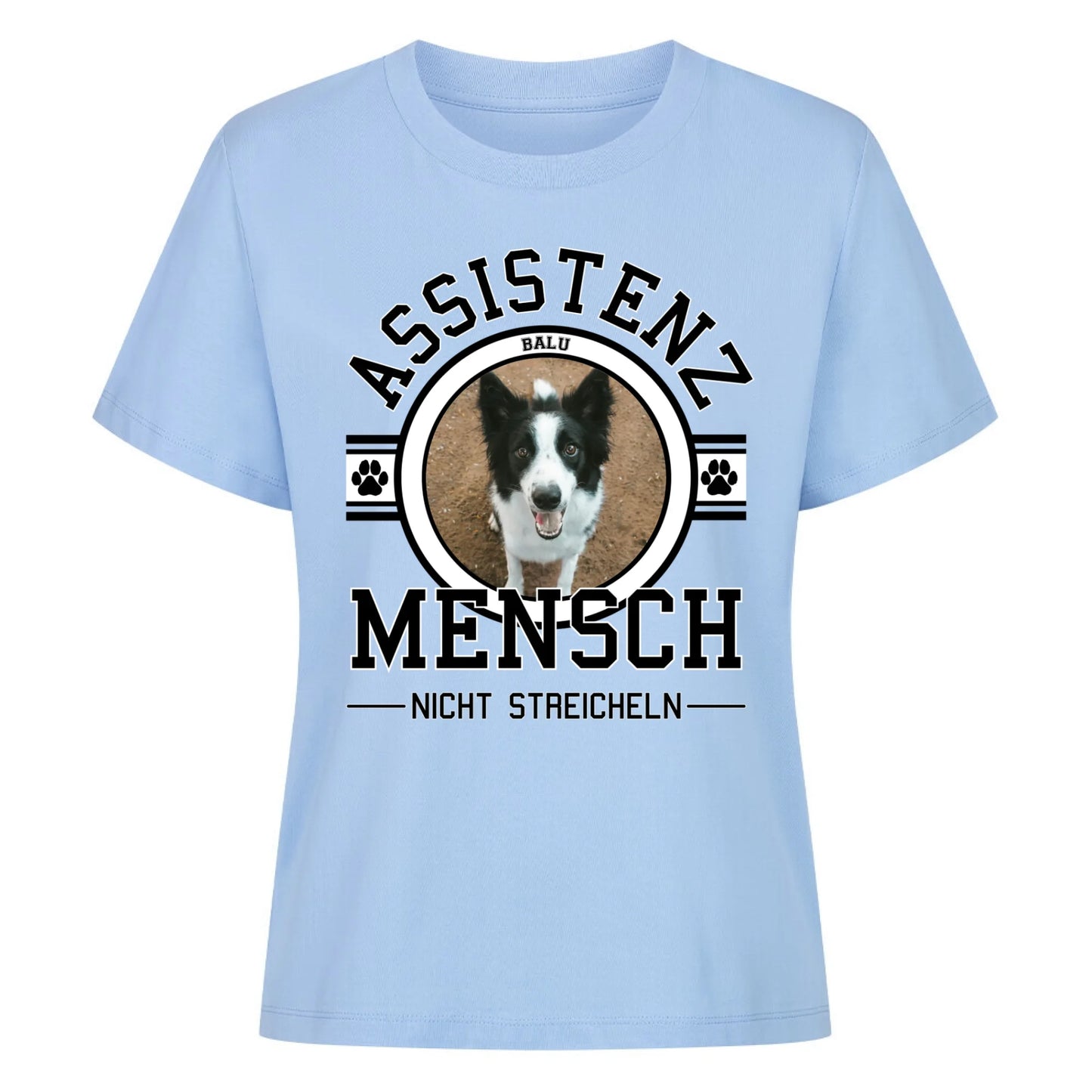 Damen Mockup sky blue