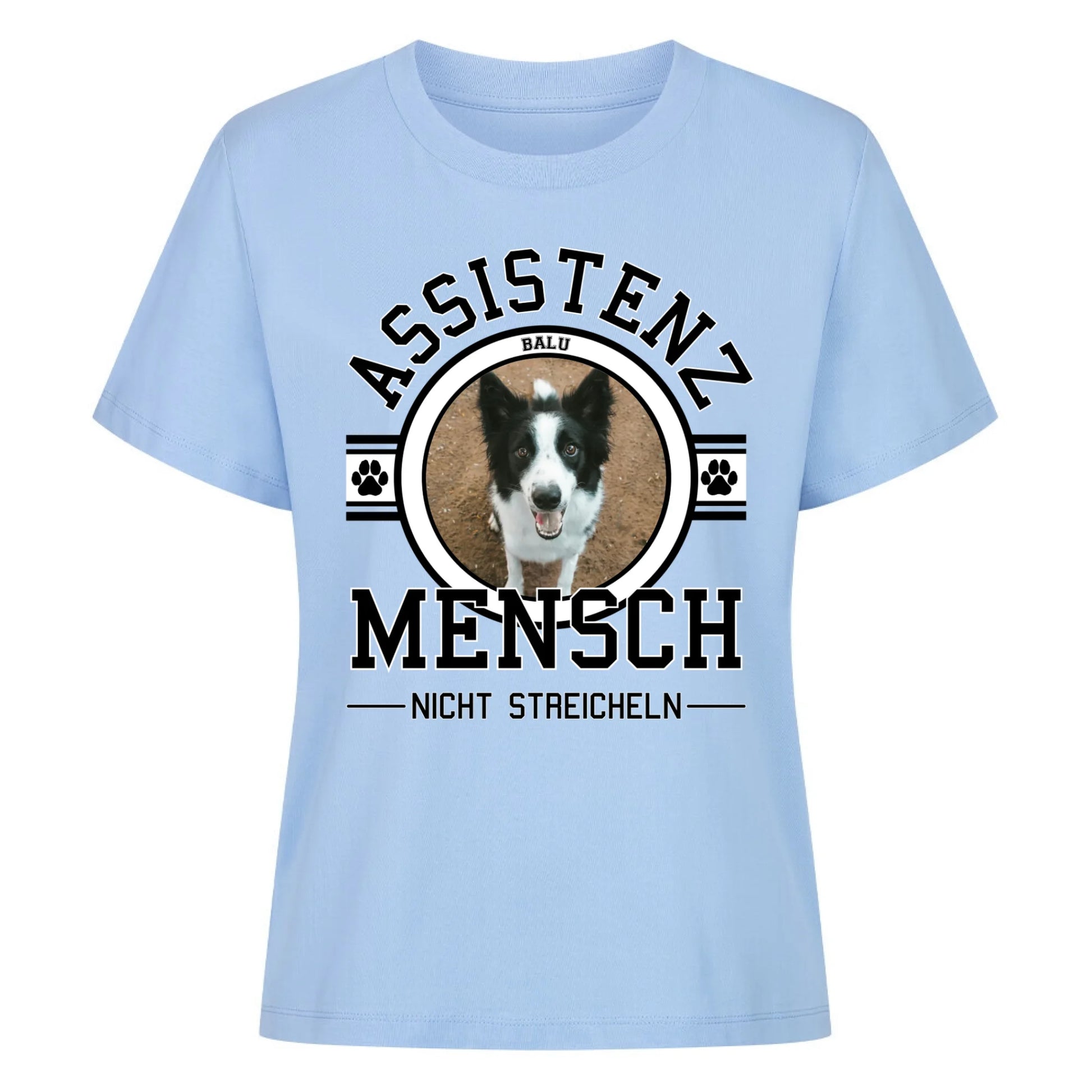 Damen Mockup sky blue