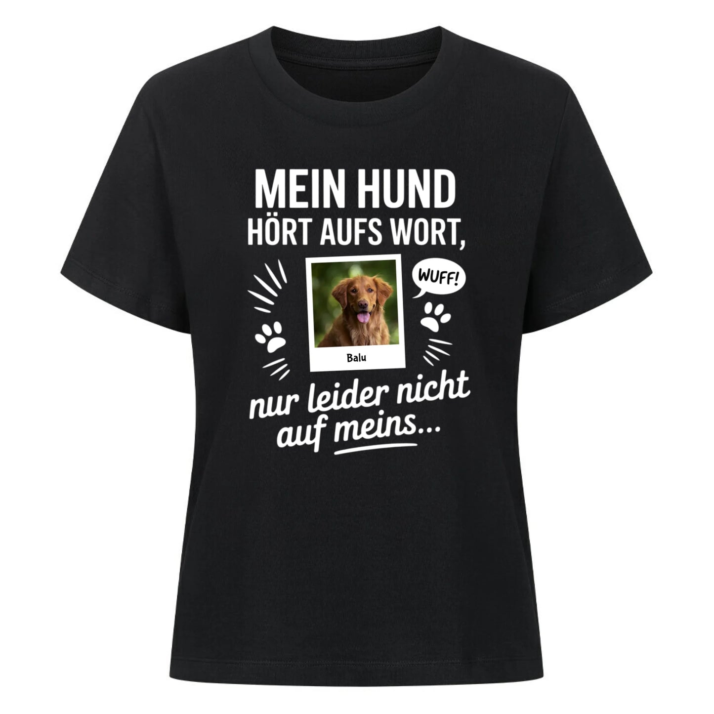 Damen Mockup Schwarz