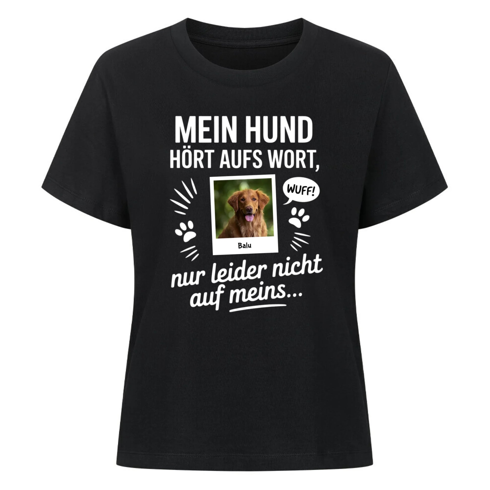 Damen Mockup Schwarz