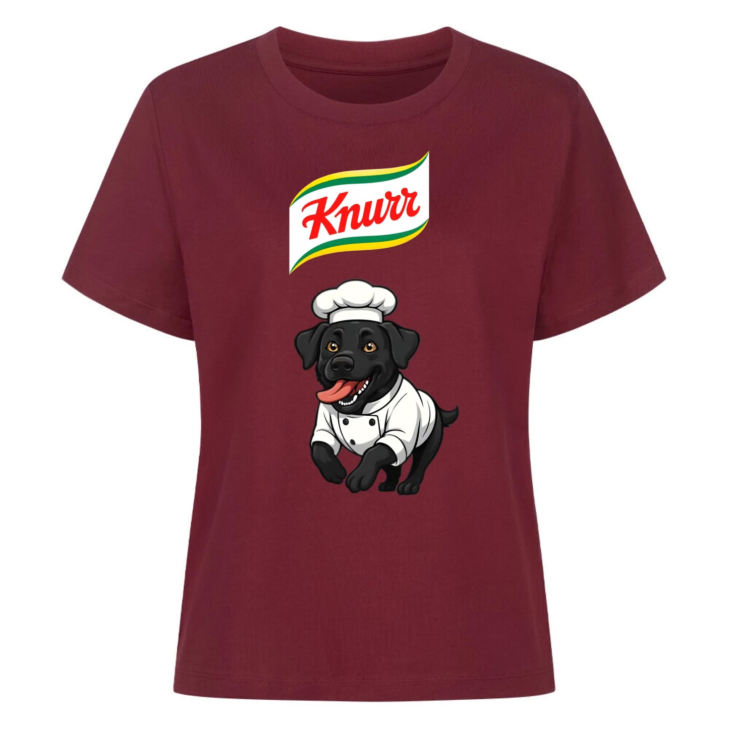 Damen Mockup burgunder