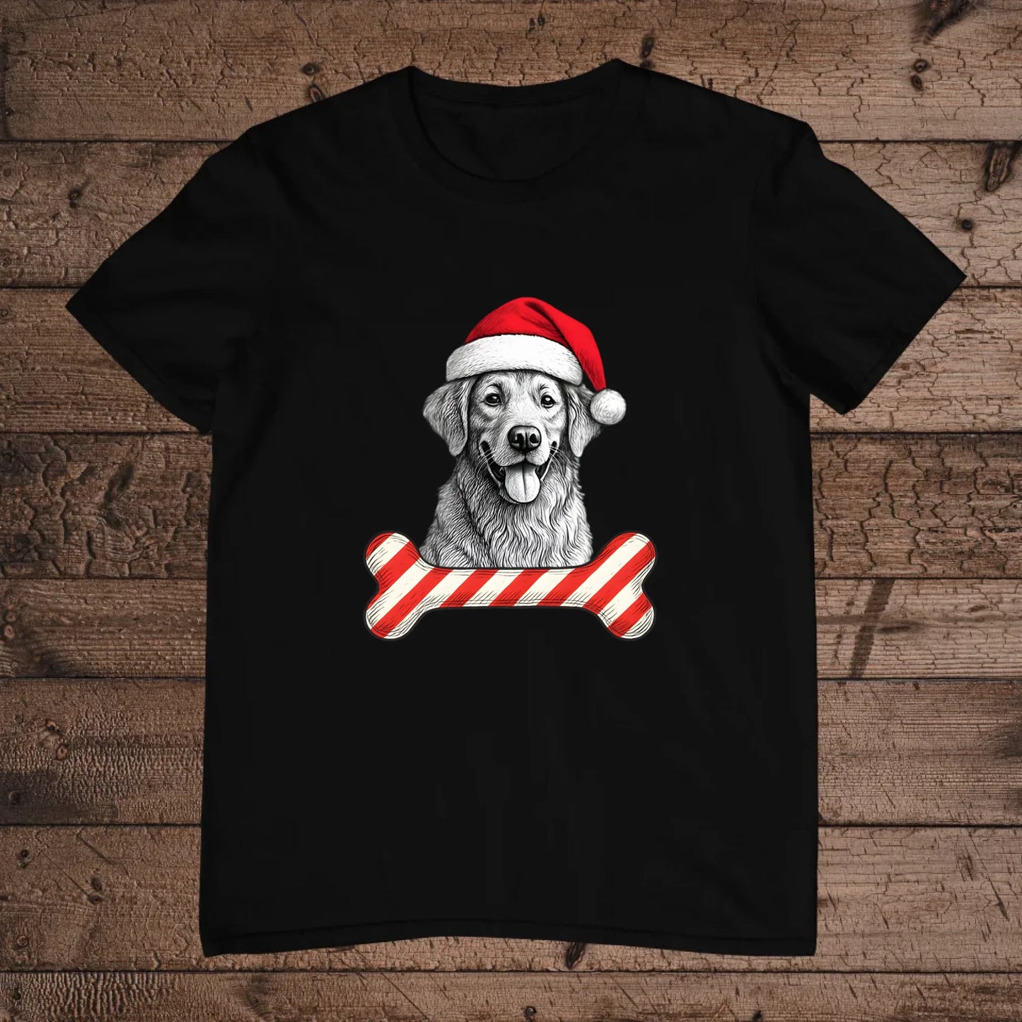 holz Flatlay mockup schwarz