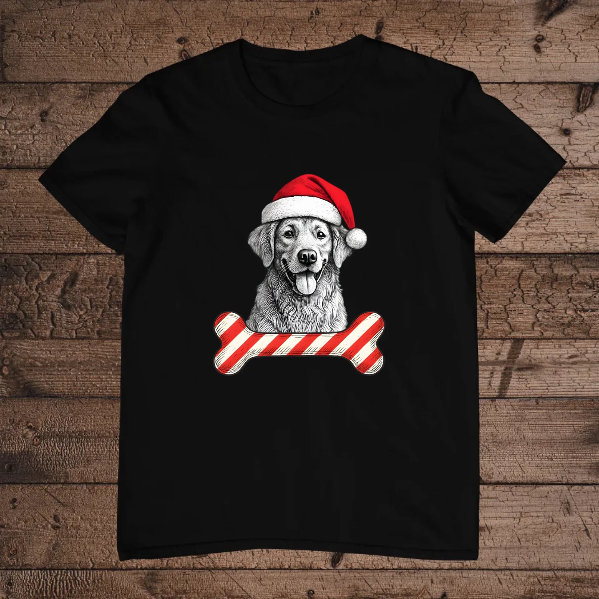 holz Flatlay mockup schwarz