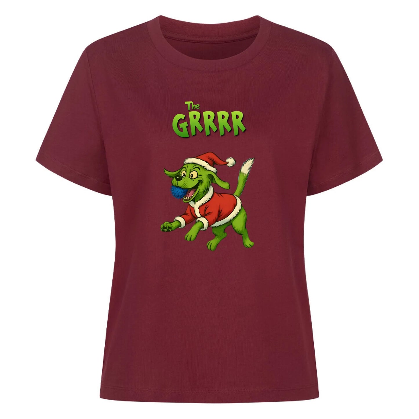 Damen Mockup burgunder