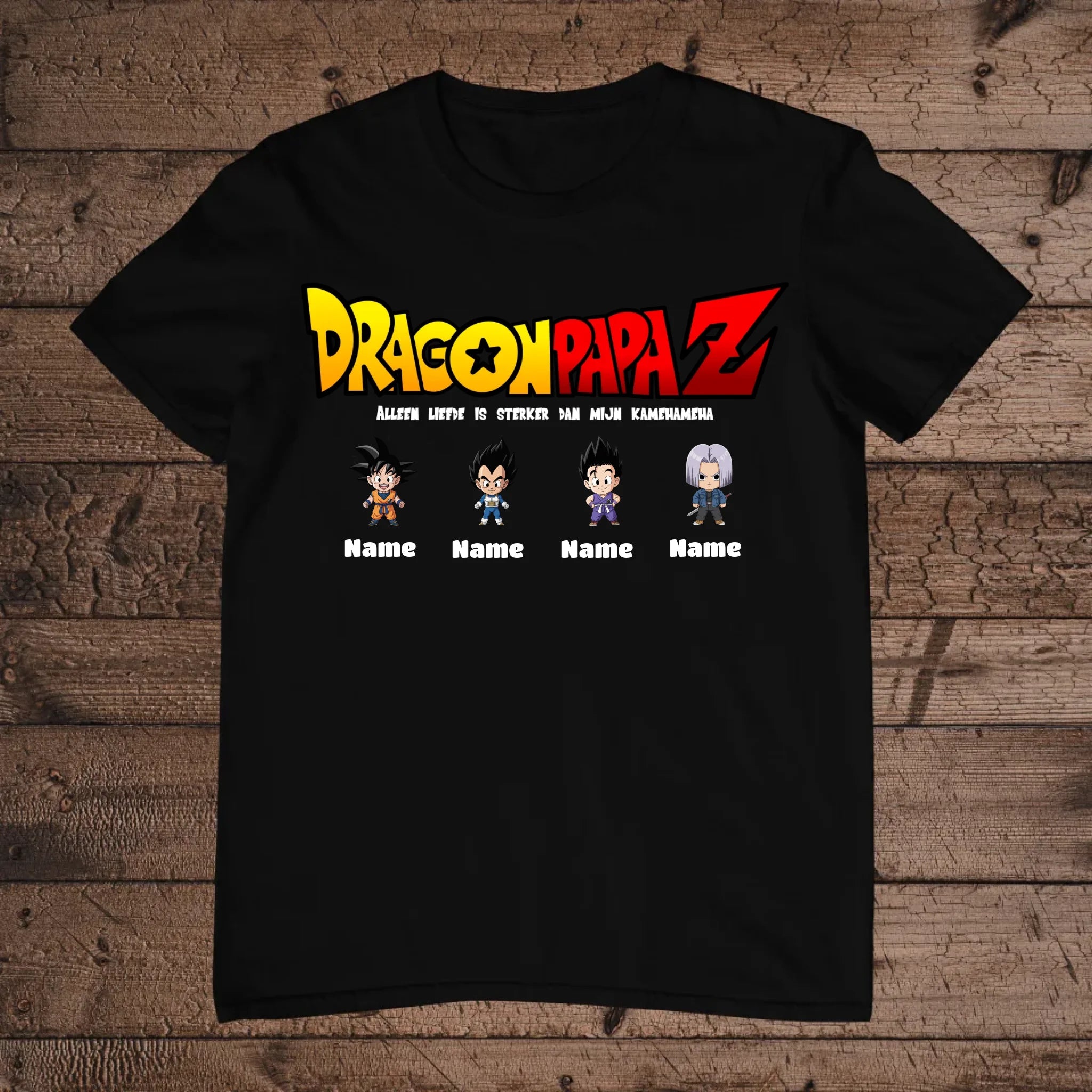 holz Flatlay mockup schwarz