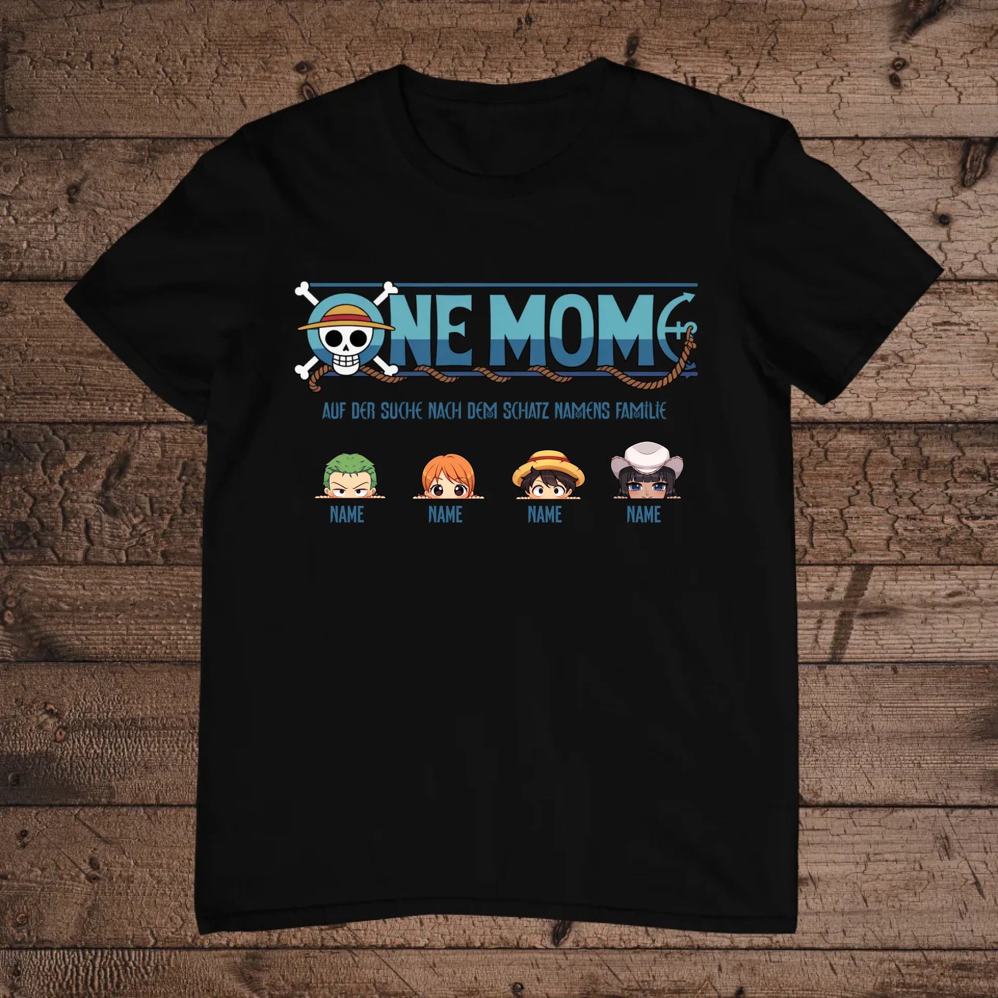 holz Flatlay mockup schwarz