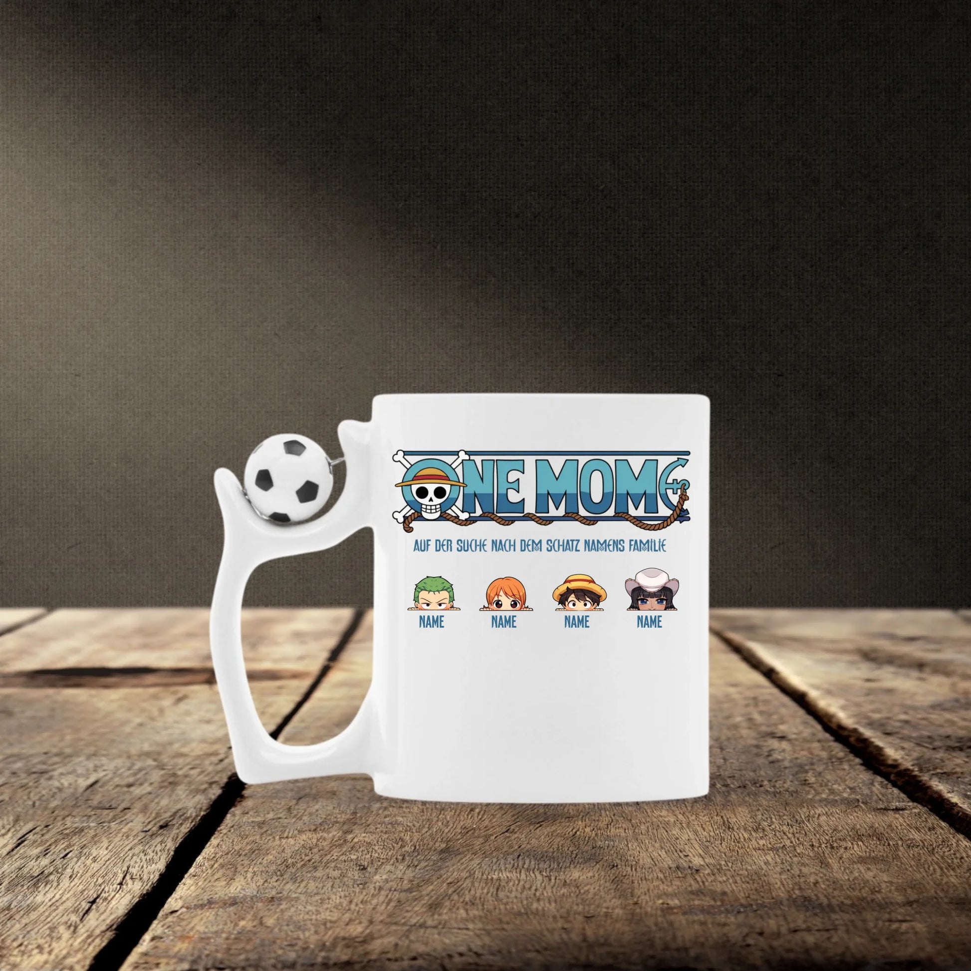 Mockup Fußballtasse