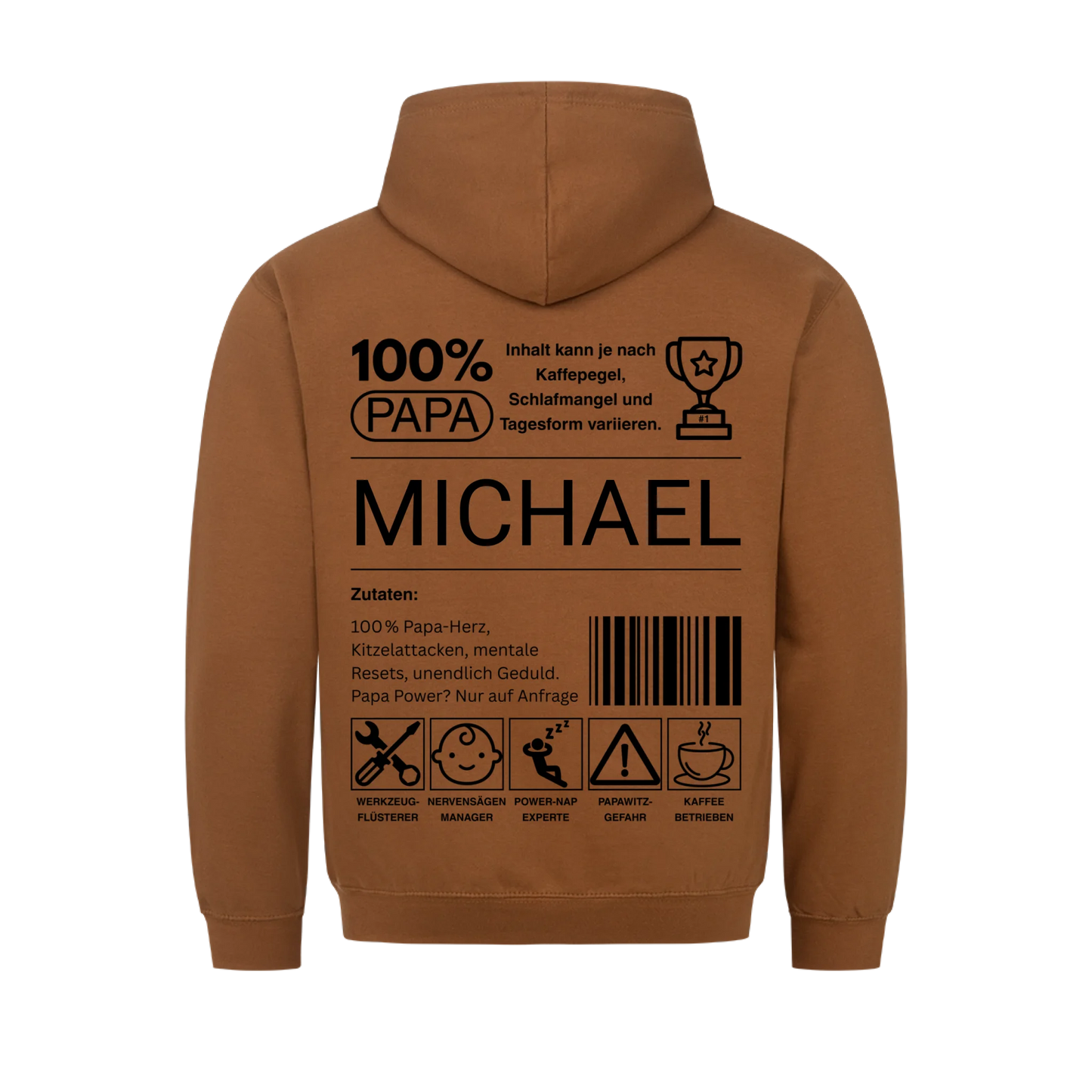 Caramel toffee hinten