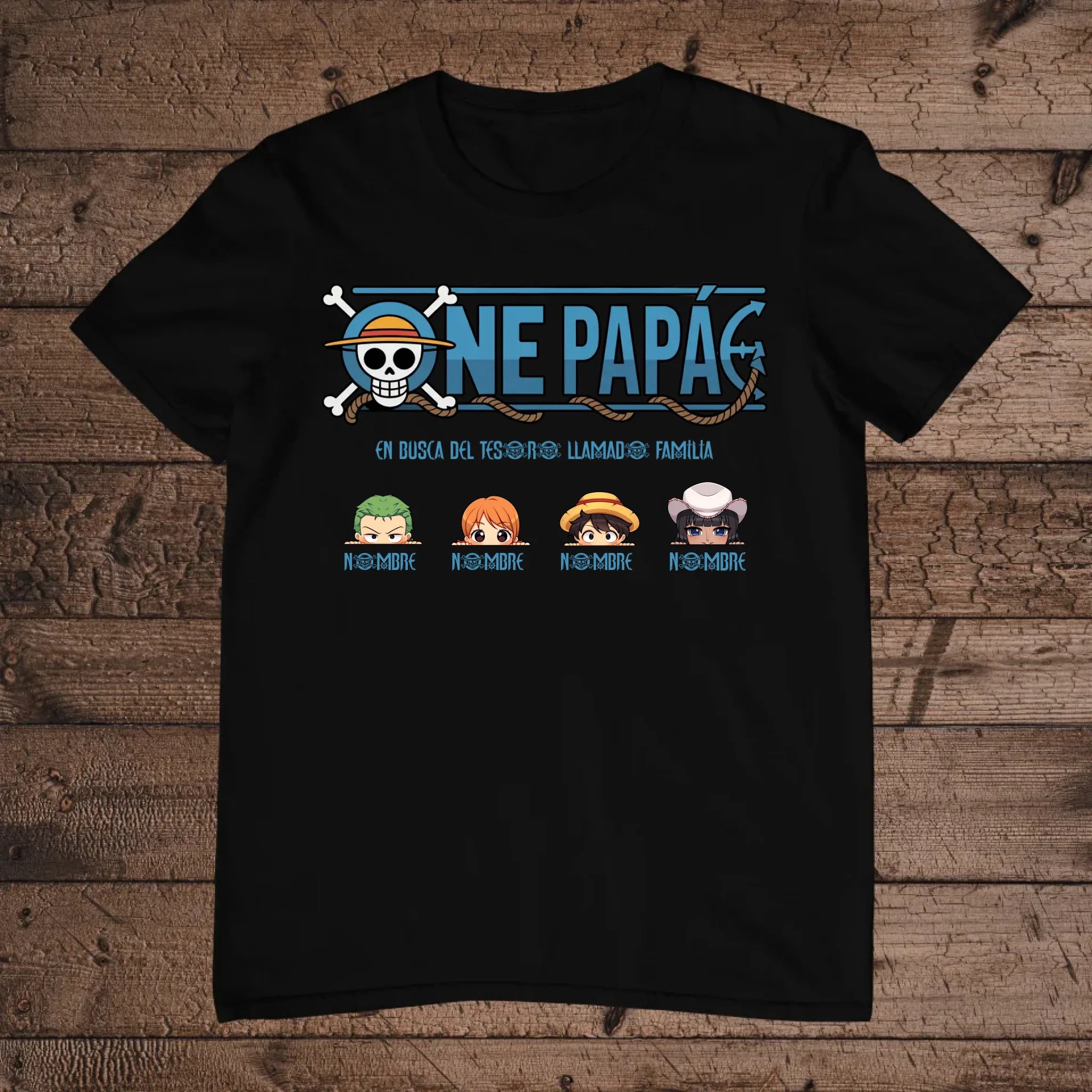 holz Flatlay mockup schwarz