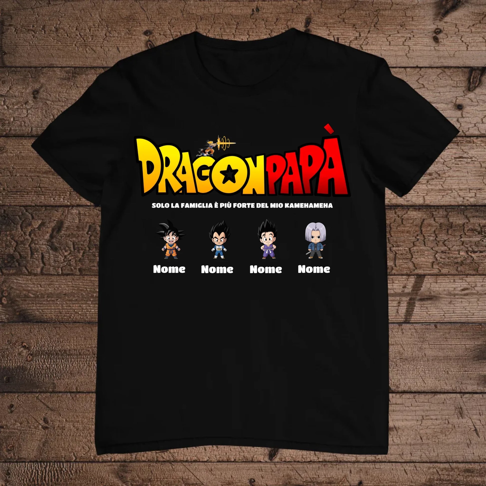 holz Flatlay mockup schwarz