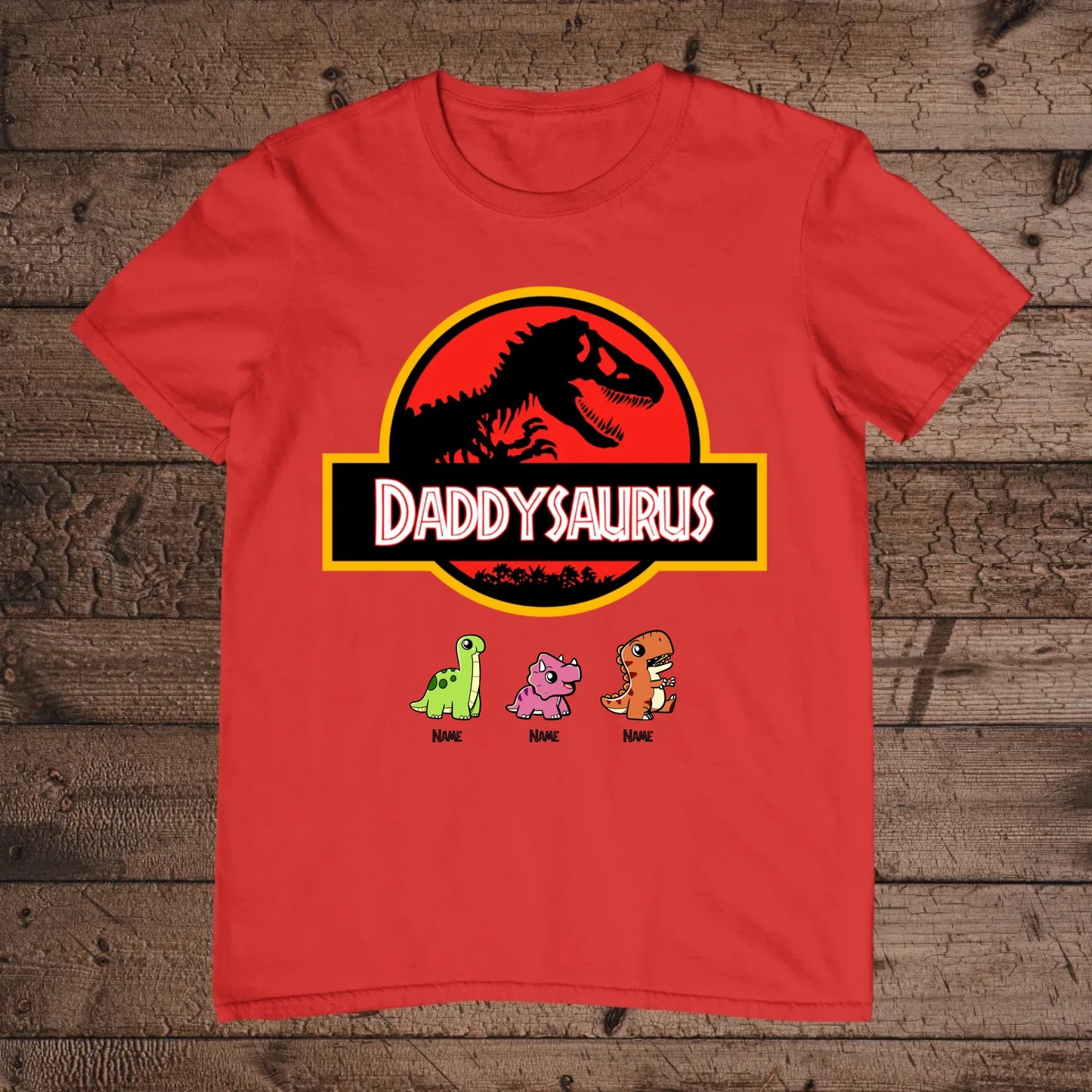 holz Flatlay mockup rot