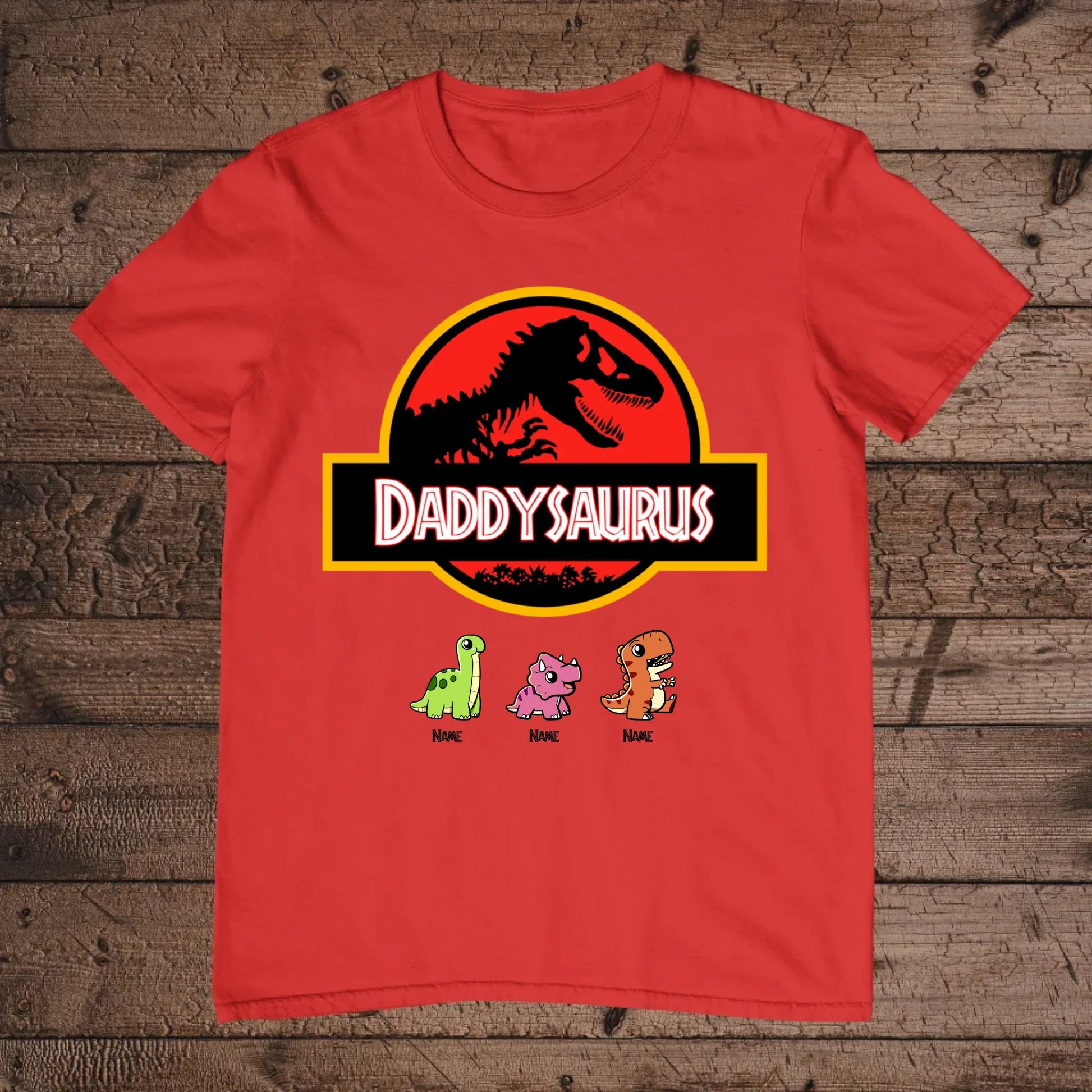 holz Flatlay mockup rot