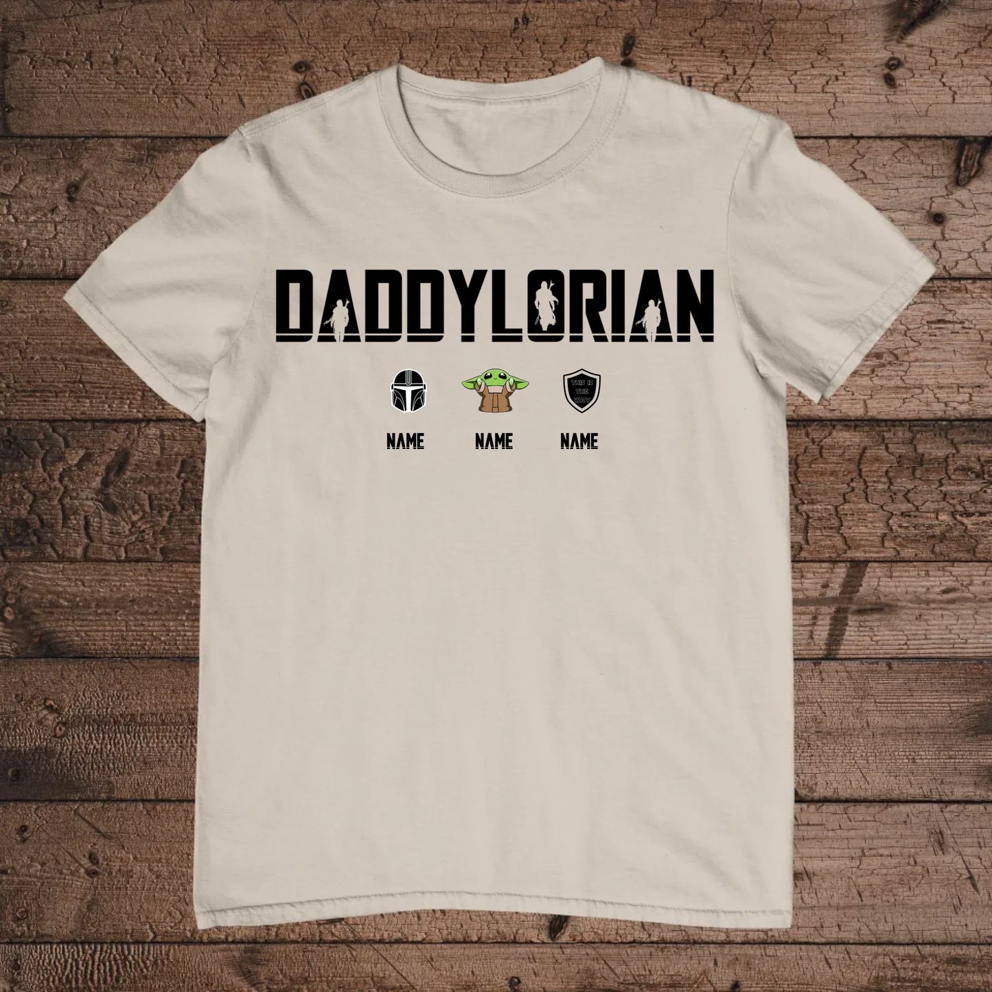 holz Flatlay mockup sand