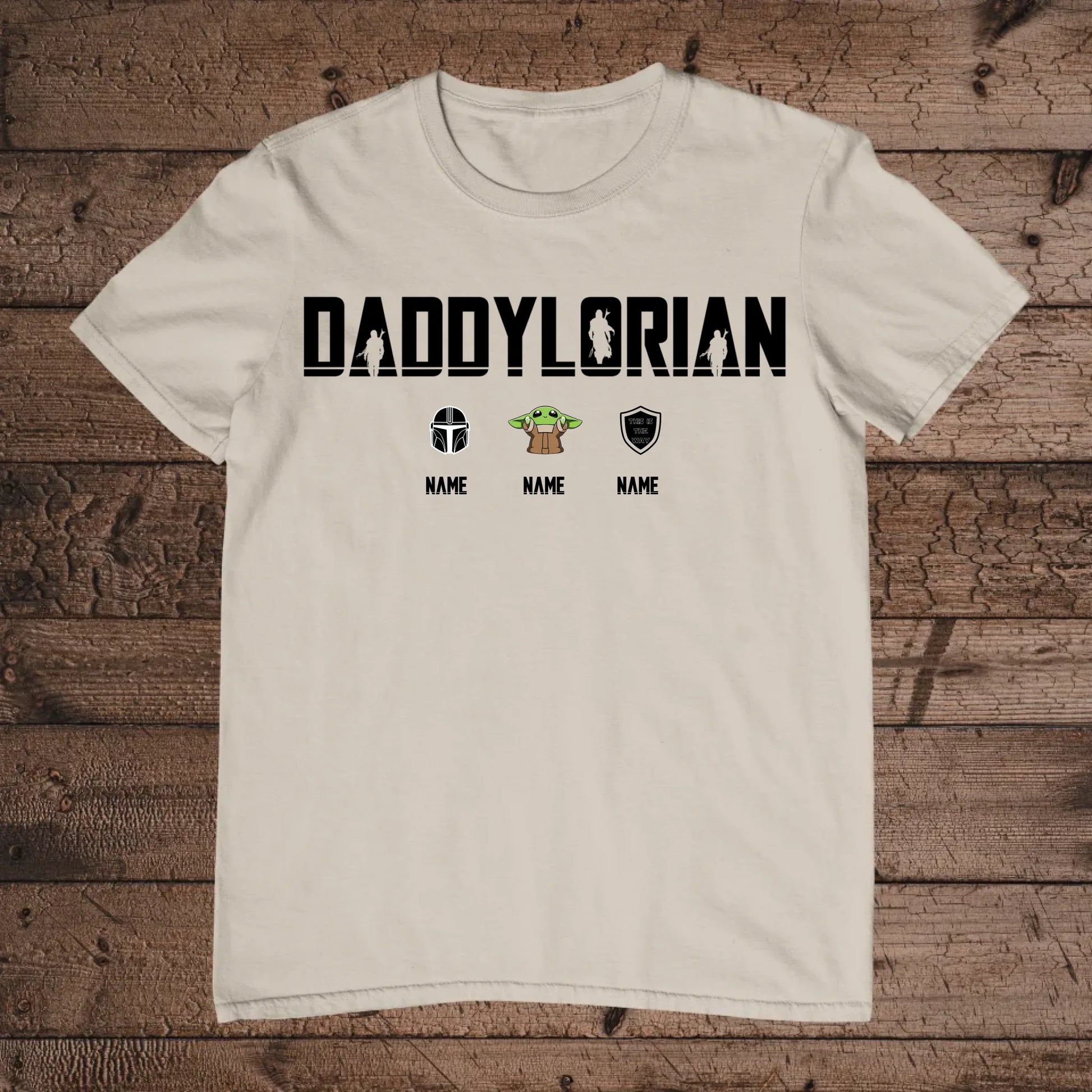 holz Flatlay mockup sand